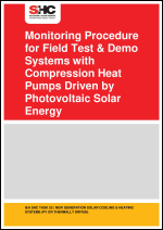 Monitoring Procedure for Field Test & Demo Systems with Compression Heat Pumps Driven by Photovoltaic Solar Energy
